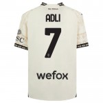 Günstige Fußballtrikots AC Mailand Yacine Adli 7 Fourth trikot 2023-24 Weiße Kurzarm